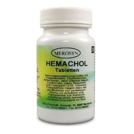 Metapharm Hemachol Merosyn Συμπλήρωμα Διατροφής Για Την Ρύθμιση της Χοληστερόλης Και των Τριγλυκεριδίων 30 Ταμπλέτες