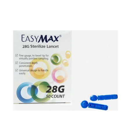 Heremco Easymax Αποστειρωμένοι Σκαρφιστήρες 28G 50 τεμάχια