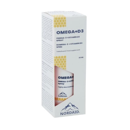 Nordaid Omega & D3 Υπογλώσσιο Spray για την Υγεία των Οστών 30ml