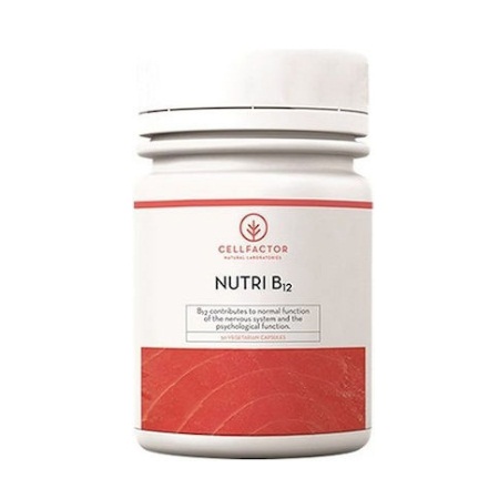 Metapharm Cellfactor Nutri B12 Βιταμίνη για την Υγεία του Νευρικού Συστήματος 50 Φυτικές Κάψουλες
