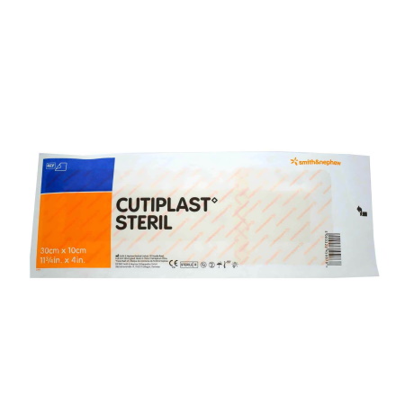 Smith & Nephew Cutiplast Steril Αποστειρωμένο Αυτοκόλλητο Επίθεμα 30x10cm 1 τεμάχιο