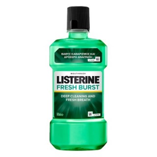 Listerine Fresh Burst Στοματικό Διάλυμα με Δυνατή Γεύση Φρέσκιας Μέντας 250ml