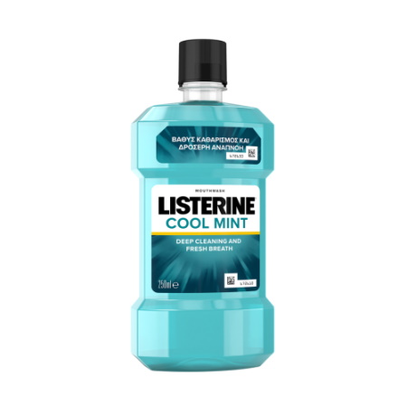 Listerine Cool Mint Στοματικό Διάλυμα με Γεύση Μέντας 250ml
