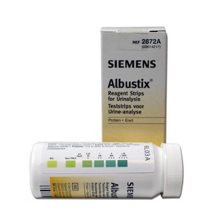 Ταινίες ούρων Albustix (πρωτεΐνη στα ούρα) 2872A 50 τεμάχια