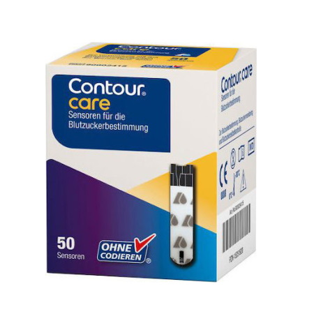 Bayer Contour Care Ταινίες Μέτρησης Ζαχάρου 50 τεμάχια