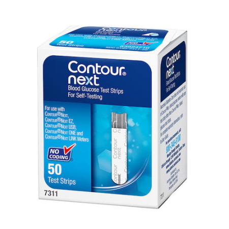 Contour Next Ταινίες Μέτρησης Γλυκόζης του Αίματος 50 τεμάχια