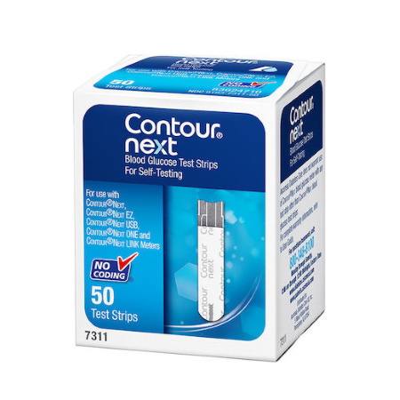 Ascensia Contour Next Ταινίες Μέτρησης Σακχάρου 50