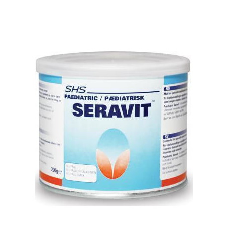 Nutricia Paediatric Seravit Συμπλήρωμα διατροφής με βιταμίνες, μέταλλα και ιχνοστοιχεία 200gr