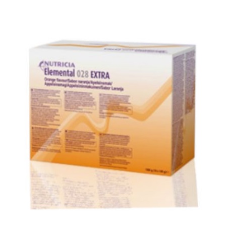 Nutricia Elemental 028 Extra Συμπλήρωμα Διατροφής Πλούσιο σε Αμινοξέα και Υδατάνθρακες Γεύση Πορτοκάλι 100g
