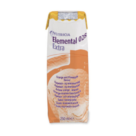 Nutricia Elemental 028 Extra 18 Μπουκάλια των 250ml με γεύση Πορτοκάλι-Ανανάς