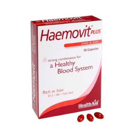 Health Aid Haemovit Plus Συμπλήρωμα Διατροφής 30 κάψουλες