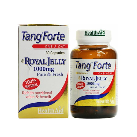 Health Aid Tang Forte Royal Jelly 1000mg Βασιλικός Πολτός Πλούσιος σε Θρεπτικά Συστατικά 30 ταμπλέτες