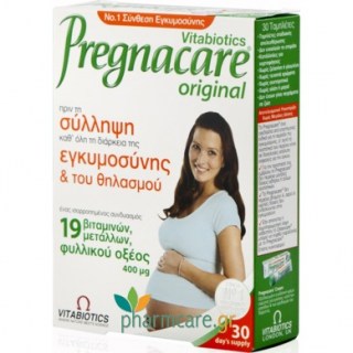 Vitabiotics Pregnacare Original Πολυβιταμίνη για την Ομαλή διεξαγωγή της Εγκυμοσύνης 30 tabs