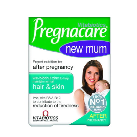 Vitabiotics Pregnacare new mum με βιταμίνες, κολλαγόνο, ασβέστιο, σίδηρο & βιοτίνη 56 ταμπλέτες