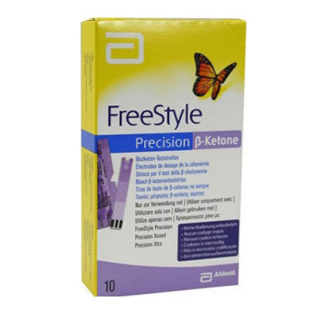 Abbott FreeStyle Precision B-Ketone Ταινίες Μέτρησης Γλυκόζης & Κετόνης 10 τεμάχια