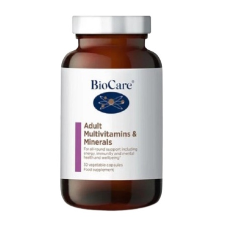 BioCare Adult Multivitamins & Minerals Πολυβιταμινούχο Συμπλήρωμα Διατροφής 30 Κάψουλες