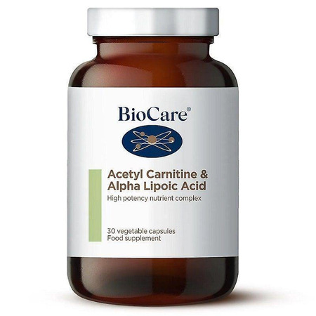 BioCare Συμπλήρωμα Διατροφής με Acetyl Carnitine & Alpha Lipoic Acid 30 κάψουλες