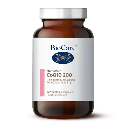 BioCare MicroCell CoQ10 200 Συμπλήρωμα Διατροφής με Συνένζυμο Q10 30 Κάψουλες