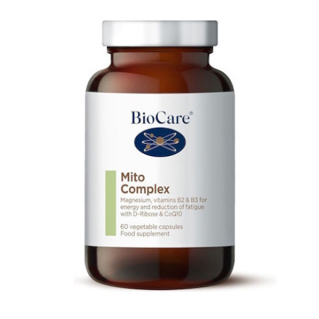 Biocare Mito Complex Συμπλήρωμα Διατροφής για την Υποστήριξη των Επιπέδων Ενέργειας και Μείωση της Κόπωσης 60 Κάψουλες