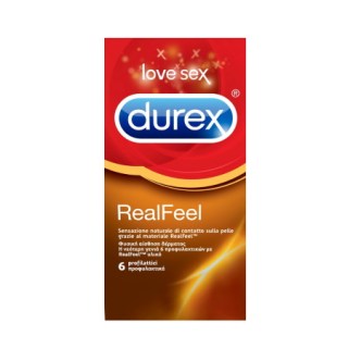 Durex RealFeel Προφυλακτικό από Προηγμένο Υλικό για πιο Φυσική Αίσθηση 6 τεμάχια