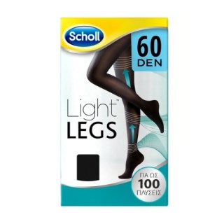 Scholl Light Legs Καλσόν Διαβαθμισμένης Συμπίεσης 60 Den Χρώμα Μαύρο Μέγεθος S