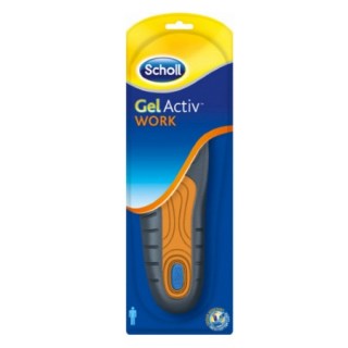 Dr.Scholl Gelactiv Work Ανατομικοί Ανδρικοί Πάτοι κατά των Οσμών 1 ζευγάρι (Νο40-46,5)
