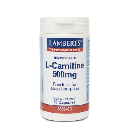 Lamberts  L -Carnitine 500mg 60 κάψουλες