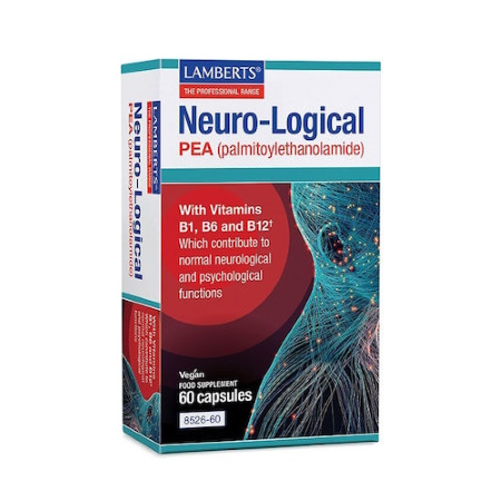 Lamberts Neuro-Logical Pea για την Φυσιολογική Λειτουργία του Νευρικού Συστήματος 60 κάψουλες