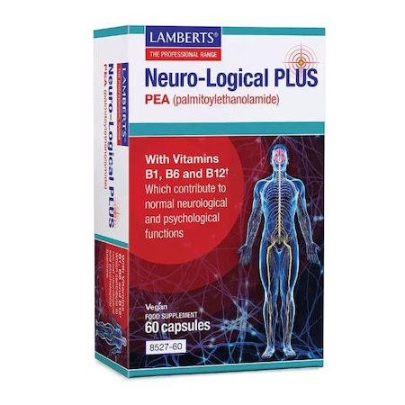 Lamberts Neuro-Logical Plus Pea 400mg Συμπλήρωμα Διατροφής Για Την Καλή Λειτουργία του Νευρικού Συστήματος 60 Κάψουλες