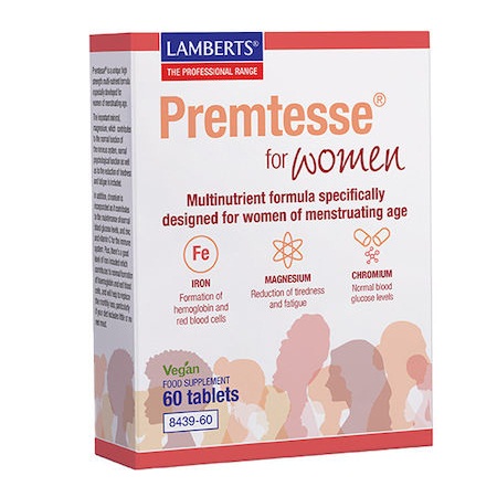Lamberts Premtesse for Women Πολυβιταμινούχος Φόρμουλα για Γυναίκες Αναπαραγωγικής Ηλικίας  60 ταμπλέτες