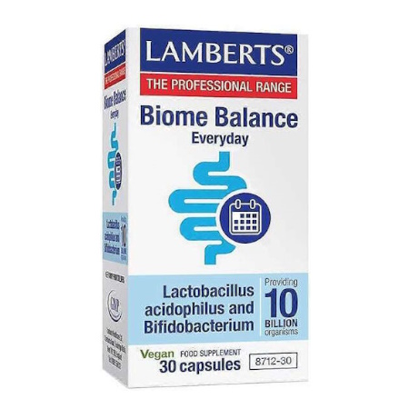 Lamberts Biome Balance Everyday Προβιοτικά για την Υγεία του Εντέρου 30 Κάψουλες