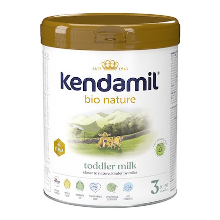 Kendamil Bio Nature Toddler Milk 3 10-36m + HMO Γάλα Πλήρες σε Σκόνη 3ης Βρεφικής Ηλικίας Βιολογικής 800gr