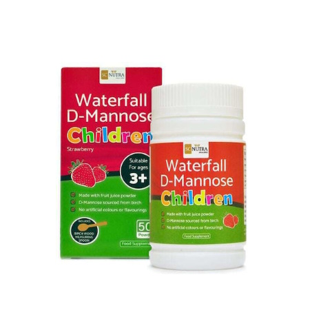 Sweet Cures Waterfall D-Mannose Children 40gr Φράουλα