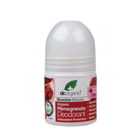 Dr. Organic Pomegranate Deodorant Αποσμητικό με Βιολογικό Ρόδι 50ml