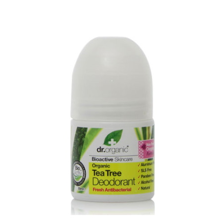 Dr. Organic Tea Tree Deodorant Αποσμητικό με Βιολογικό Τεϊόδεντρο 50ml