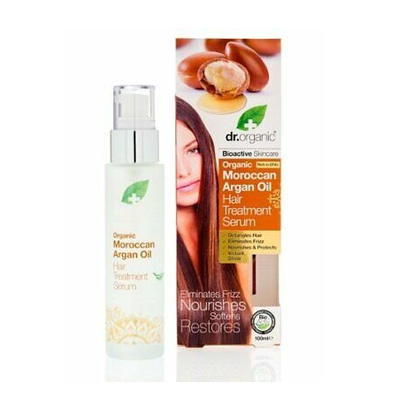 Dr.Organic Moroccan Argan Oil Hair Treatment Serum Θεραπευτικός Ορός Μαλλιών Έλαιο Αργκάν 100ml