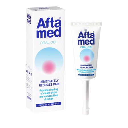 Curaprox Aftamed Oral Gel Επουλωτική Στοματική Γέλη 15ml