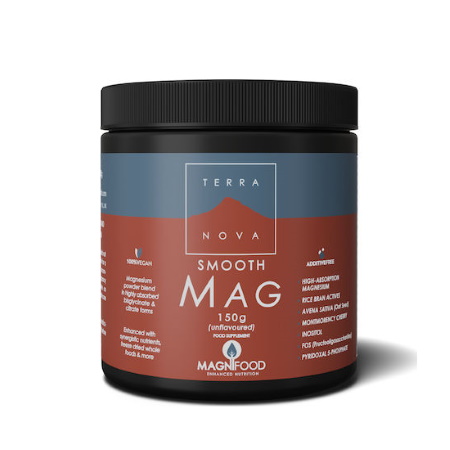 Terranova Smooth Mag Δισγλυκινικό και Κιτρικό Μαγνήσιο 150gr