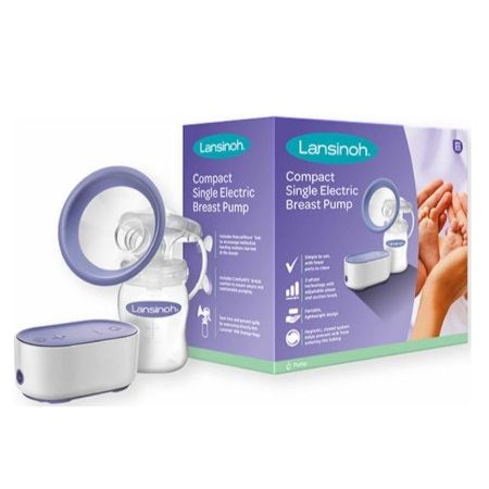 Lansinoh Compact Single Electric Breast Pump Μονό Ηλεκτρικό Θήλαστρο 1 τεμάχιο
