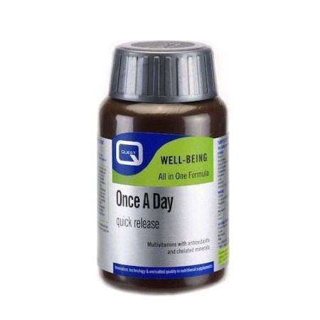 Quest Once A Day Quick Release Πολυβιταμίνη Γρήγορης Αποδέσμευσης 90 ταμπλέτες
