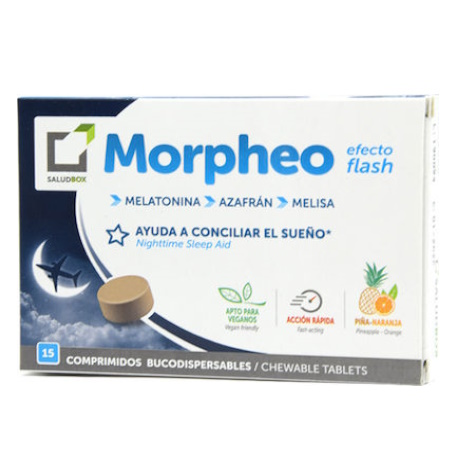 Saludbox Morpheo Συμπλήρωμα Διατροφής Για Τον Ύπνο 15 Μασώμενες Ταμπλέτες