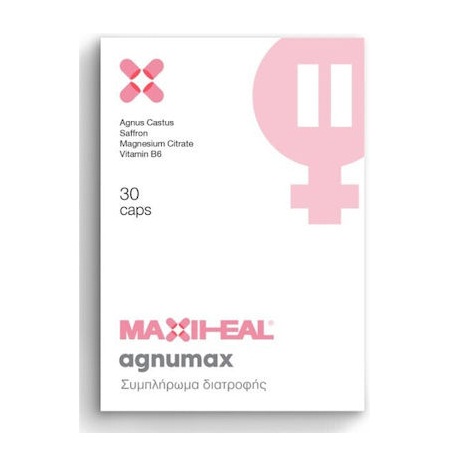 MaxiHeal Agnumax Συμπλήρωμα Διατροφής Για την Ρύθμιση της Ορμονικής Δραστηριότητας 30 Κάψουλες