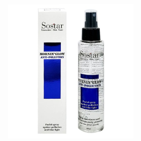 Sostar Morning Glow Anti - Pollution Spray Σπρέι Προσώπου κατά της Ατμοσφαιρικής ρύπανσης και του Μπλε Φωτός 125ml