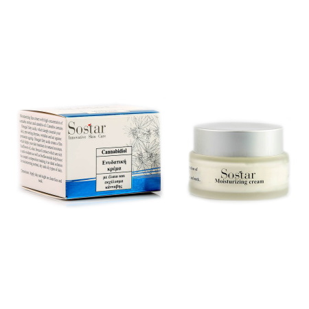 Sostar Cannabidiol Ενυδατική Κρέμα Προσώπου 50ml