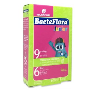 Holistic Med BacteFlora Junior Προβιοτικά 10 Φακελάκια x 1gr