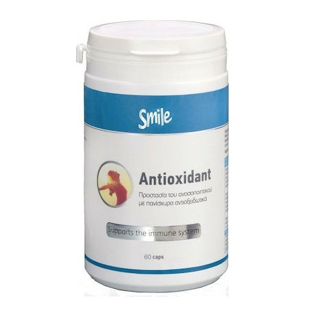 Am Health Smile Antioxidant Συμπλήρωμα Διατροφής Για Την Καλή Υγεία Του Ανοσοποιητικού Συστήματος 60 Κάψουλες