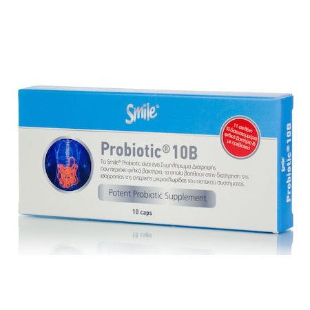 Smile Probiotic 10B Προβιοτικά με πρεβιοτικά 10 κάψουλες
