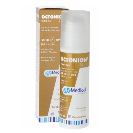 Octonion Sun Αντηλιακό Γαλάκτωμα για Πρόσωπο & Σώμα SPF30 150ml