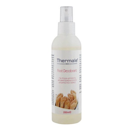 Thermale Med Foot Deodorant Spray Αποσμητικό Σπρέι για Πόδια Δροσερά και Αρωματισμένα Χωρίς Δυσάρεστες Οσμές 200ml