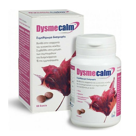DysmeCalm Συμπλήρωμα Διατροφής για την Ισορροπία του Γυναικείου Κύκλου 60 δισκία